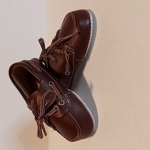 Dynakids Infant lace up dress shoes brown Like new! Size 2 baby